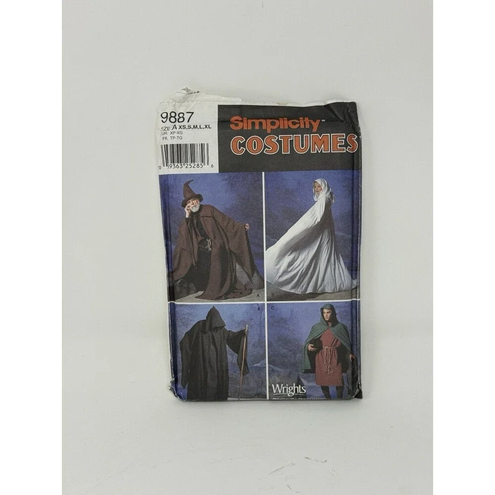 Simplicity sewing patterns Robe/hood costume UNCUT